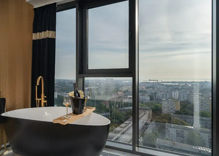 Hanza Tower Original 21st Floor- Sea And City-view 4* Στσέτσιν