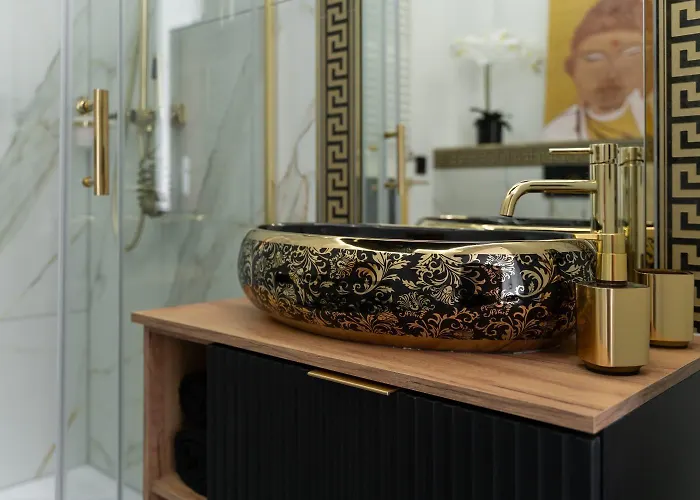 Hanza Tower Original 21st Floor- Sea And City-view Apartmanhotel Szczecin