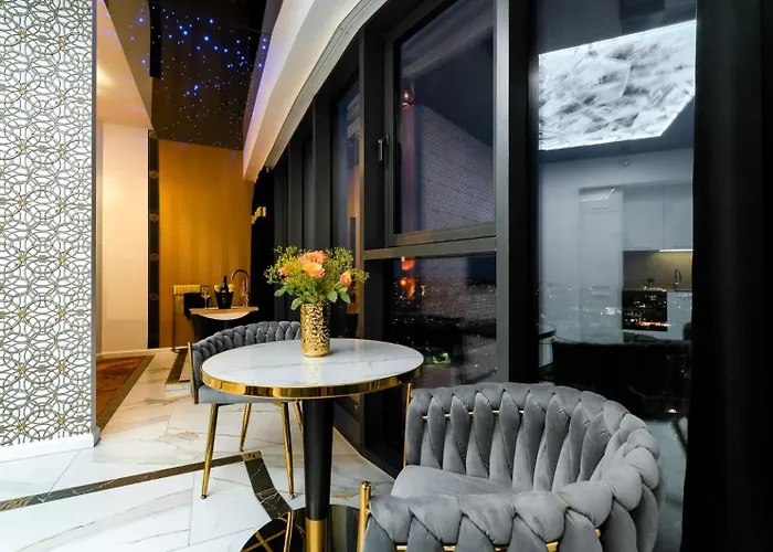 Hanza Tower Original 21st Floor- Sea And City-view Apartmanhotel Szczecin